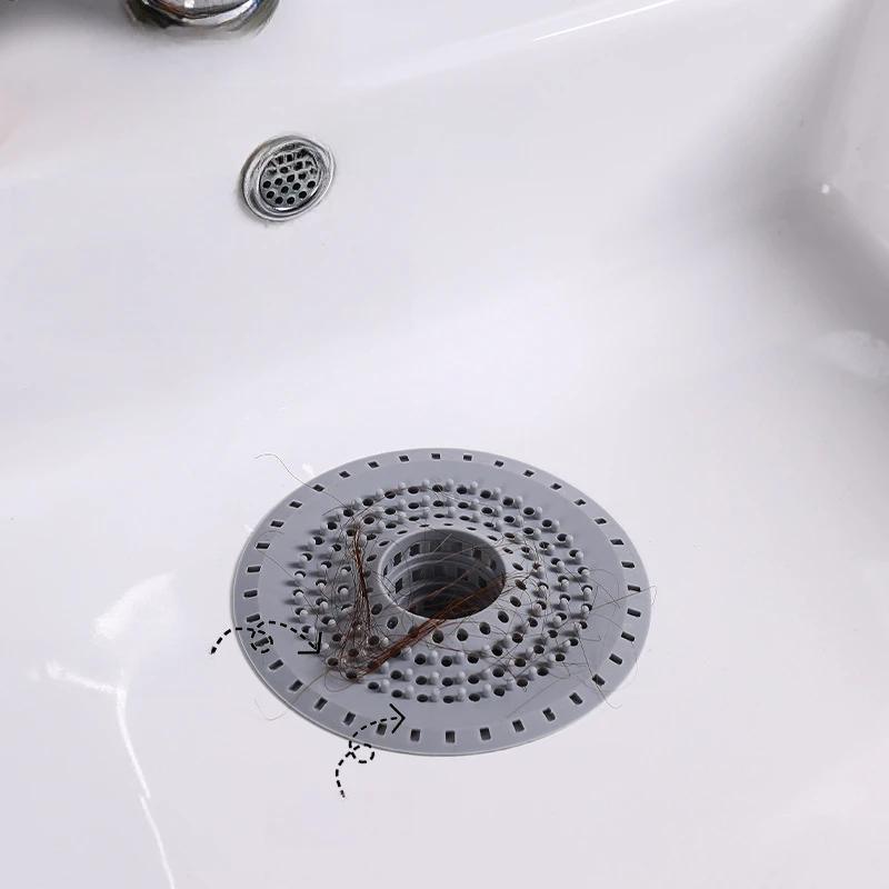 Filtr na vlasy do dřezu Protiblokovací sítko Zátka do vany Sprchový podlahový odtok TPR Kuchyňská deodorizační zátka Koupelnové doplňky