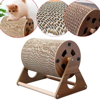 Cardboard Cat Scratcher, Scratch Pad Ferris Wheel Cat Scratchers for Indoor Training Grinding Claw Toys