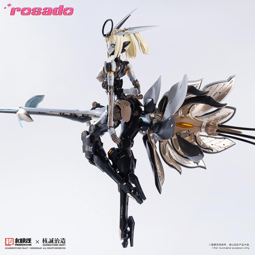 Hemoxian X Earnestcore Craft 1/10 Rs-03 Starflower Lily Rosado Action Figure Assembly Model Kit Collection Ornament Toys Gifts