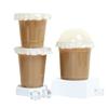 50/500Pcs Leakproof Paper Drink Cup Leakproof Round Coffee Cup Take Away Paper Cup Lid Coffee Spill Proof Gasket
