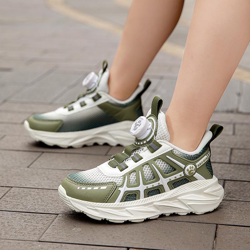 

Обувь для мальчиков, новинка 2024 года, детские дышащие кроссовки с сеткой, легкая повседневная спортивная обувь для девочек