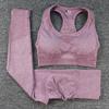 European & American Women's Butt-Lifting Seamless High-Waisted Yoga Pants & Bra Set
