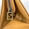 FENDI vintage Zucca logo Box-shaped bag Hand Bag Canvas/Leather Brown