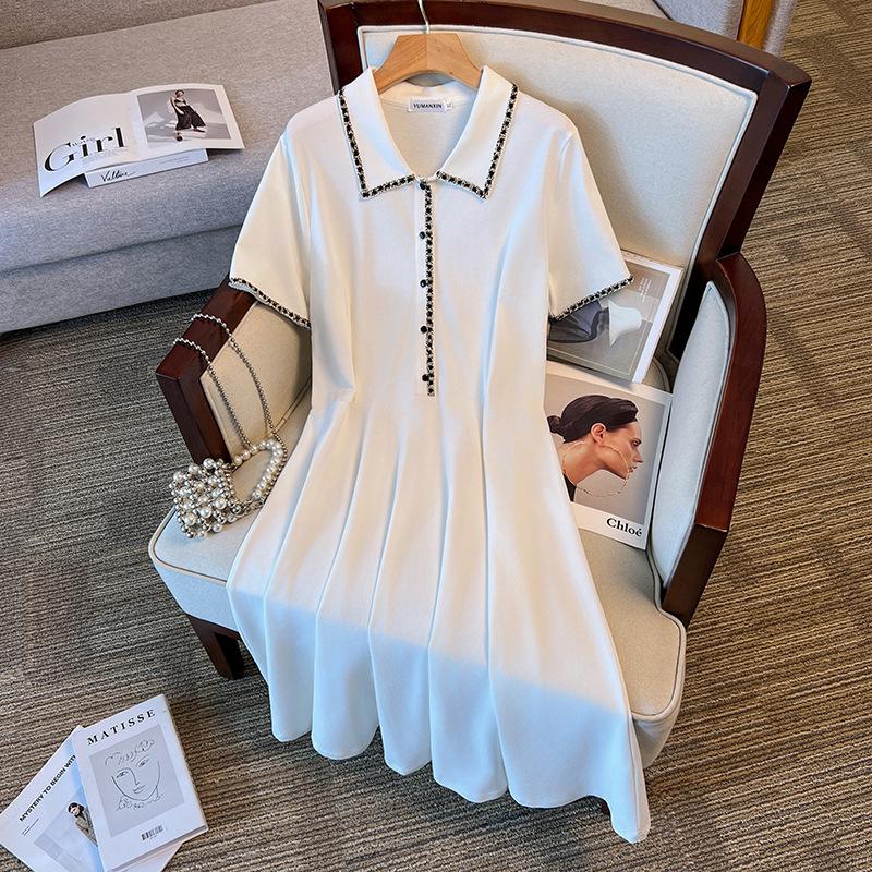 Plus Size Women's Summer Loose Mid-Length Slimming Dress