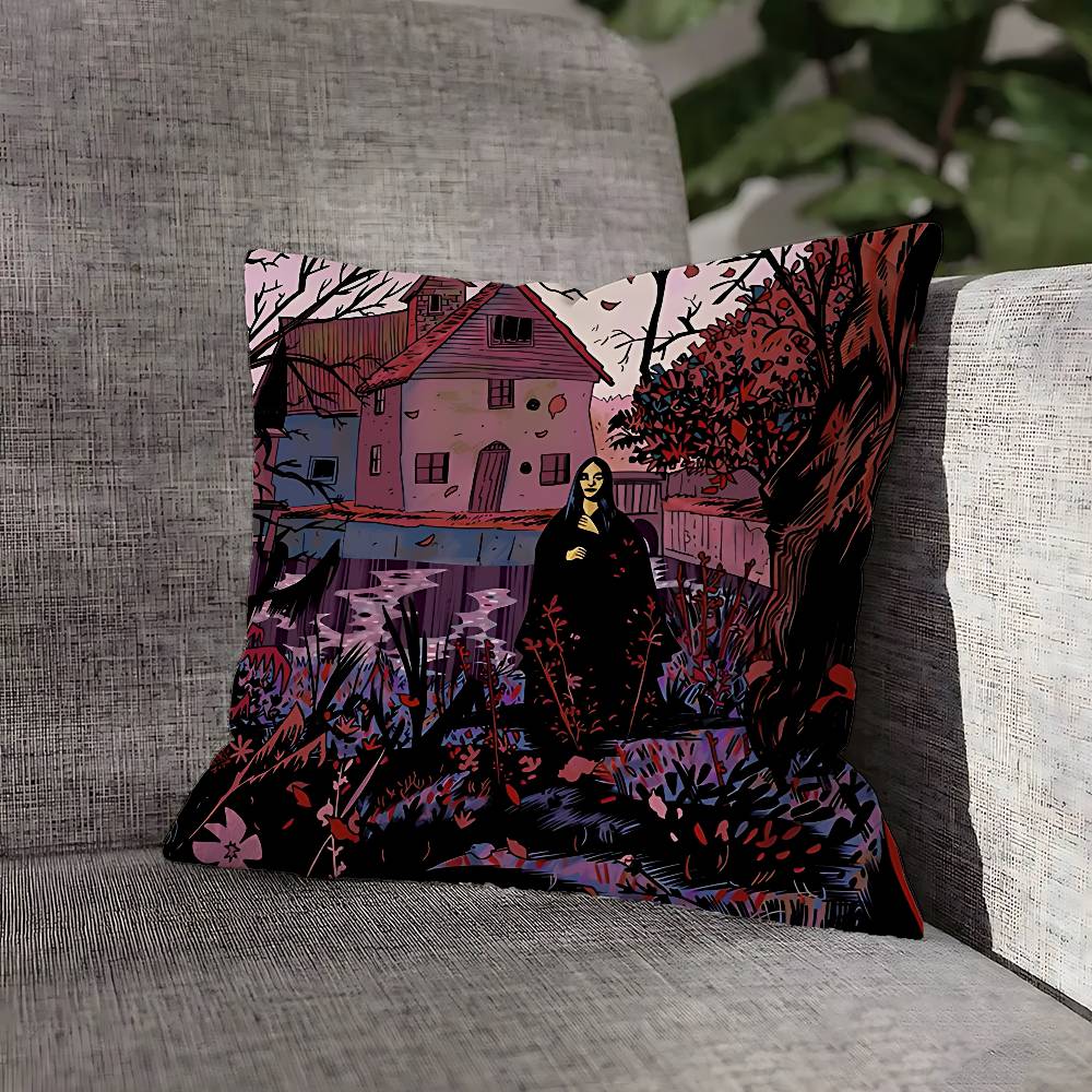 B-Black S-Sabbath Ozzy Pillow Case For Sofa Decor Car Office Room Printing Cushion Cover Decorations and Protector