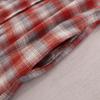 2025 Autumn Plaid Round Neck Long Sleeve Mori Girl Dress - Loose and Versatile Cardigan Style