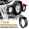 7-inch Headlight Visor Protector for Harley Road King Glide Motorcycle