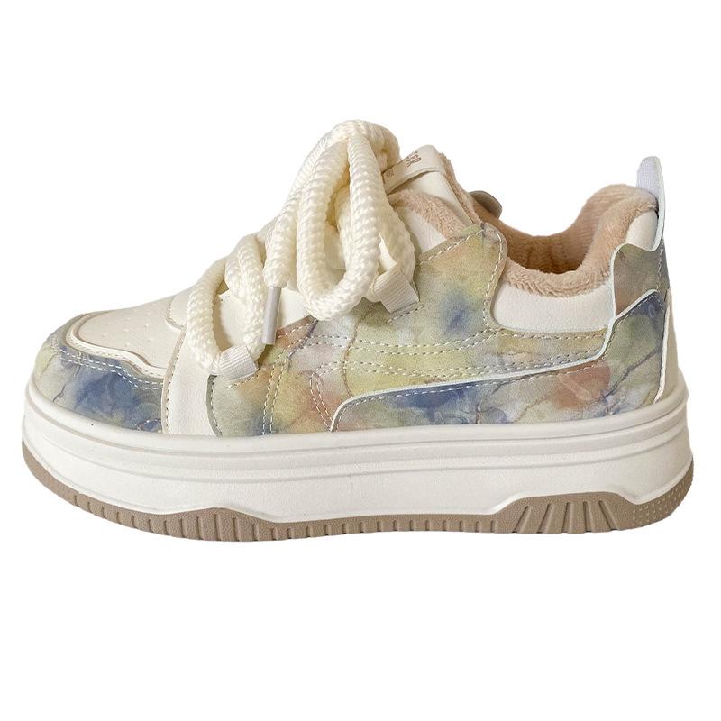 

B1627 бархатные толстые туфли на подошве женские туфли маленькие белые туфли туфли для хлеба 2024 новые китайские нишевые теплые хлопковые туфли 40 зеленые хаки