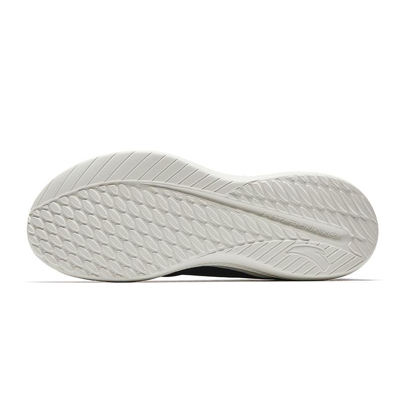 Anta Versatile Classic Non-Slip Durable Low-Top Casual Running Shoes Men Sneakers Black Silver 912435559-5