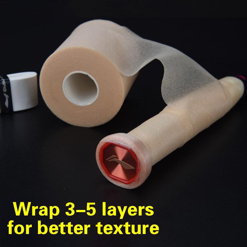 Badminton Racket Handle Grip Enhancer Thickened Grip Tape For Tennis Racket Anti-Slip Enhanced Power Prevent Hand Slippage