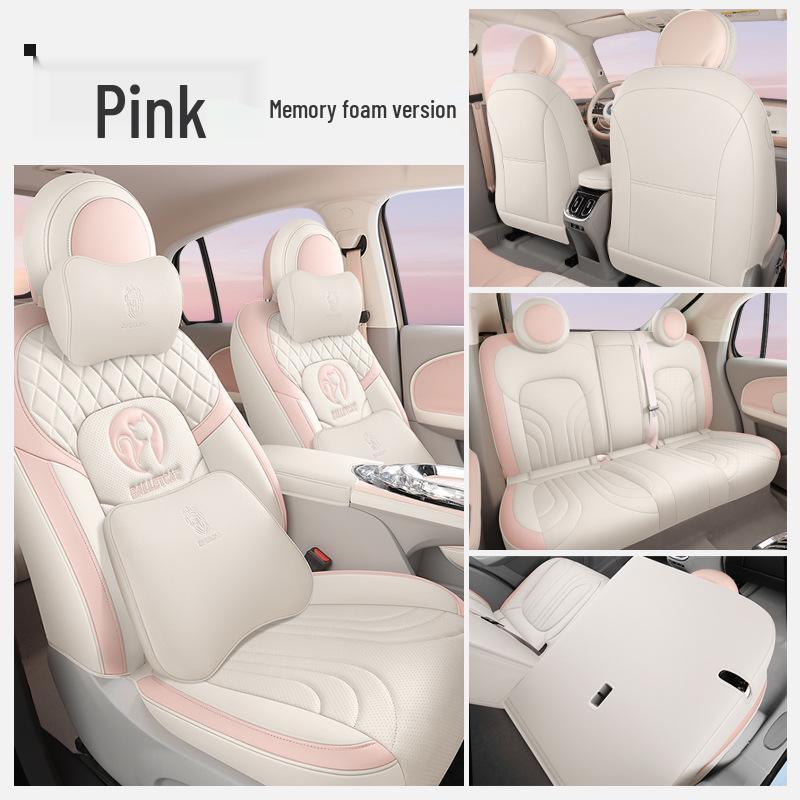 ZFL Leather Sports Seat Cushion for Great Wall ORA Ballet Cat - All-Season Car Seat Cover