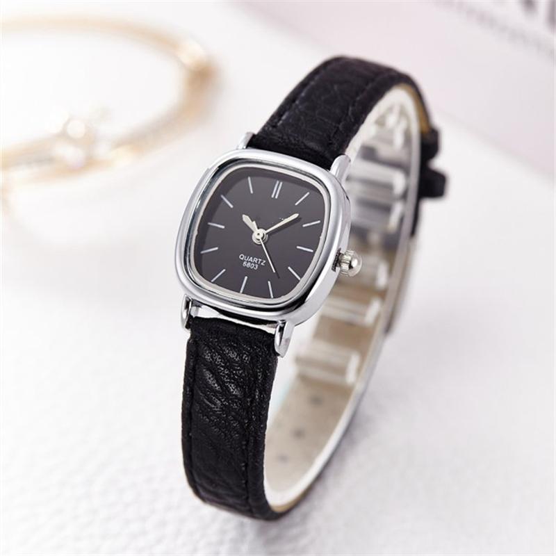 Buy Women Vintage Square Leather Watch Quartz Analog Watch Fashion