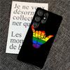 Gay Pride Rainbow Flag Cover For Samsung Galaxy S24 Ultra S22 S23 Plus S20 S21 FE S8 S9 S10 Note 10 20 Ultra Case