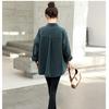 Autumn Korean Loose Fit Shirt for Women's Casual and Versatile Washable Cotton Denim Shirt Jacket