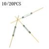 -60℃~+155℃ Reed Switch 100VDC/VAC 14*2mm Gold Foot-green Tube