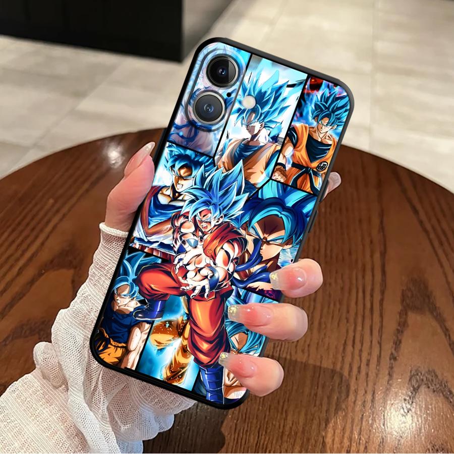 Dragon Ball Anime Goku Black Soft Phone Cover Case for iPhone 13 12 11 17 Pro Max 15 16 14 Plus XS Max 7 8 17Air XR