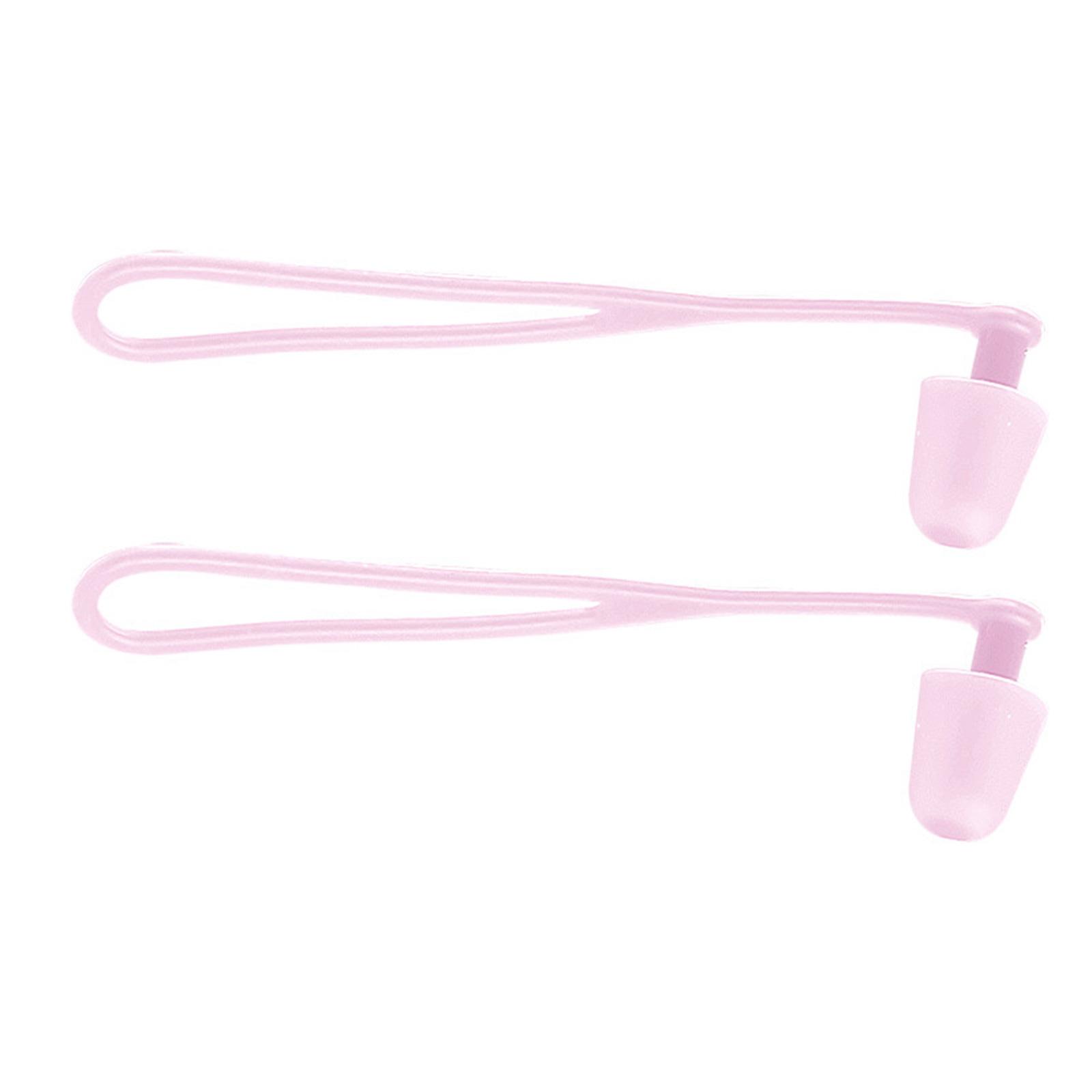 Беруши для плавания для взрослых Водонепроницаемые Силиконовые беруши Многоразовые На шнурке Беруши для плавания для серфинга Душа Дайвинга розовый