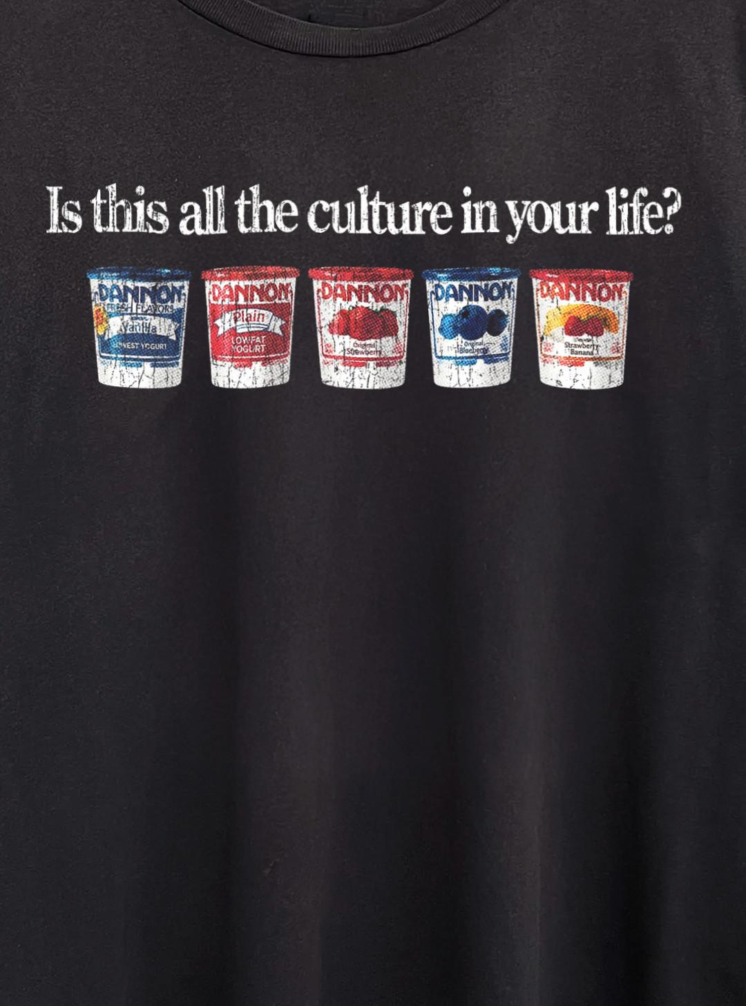 Dannon Culture Aged T-Shirt Black XL M