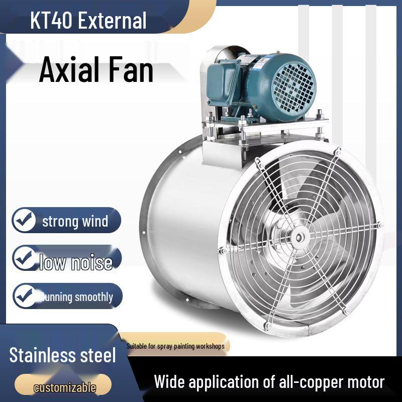 KT40 High-Temp Resistant Axial Fan: Industrial Exhaust & Dust Ventilation System