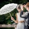 Hollowed Out Women's Lace Umbrellas Elegant Lace Wedding Decoration Props  Wedding Party Supplies