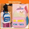Trendy Lightweight Nylon Backpack For Kids Featuring Adorable Cartoon Design