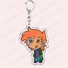 Popular Eddsworld Tord Keychains for Accessories Bag  Anime Comic Ringo Edds Meme Keyrings Jewelry Gamers Fans Friends Gifts