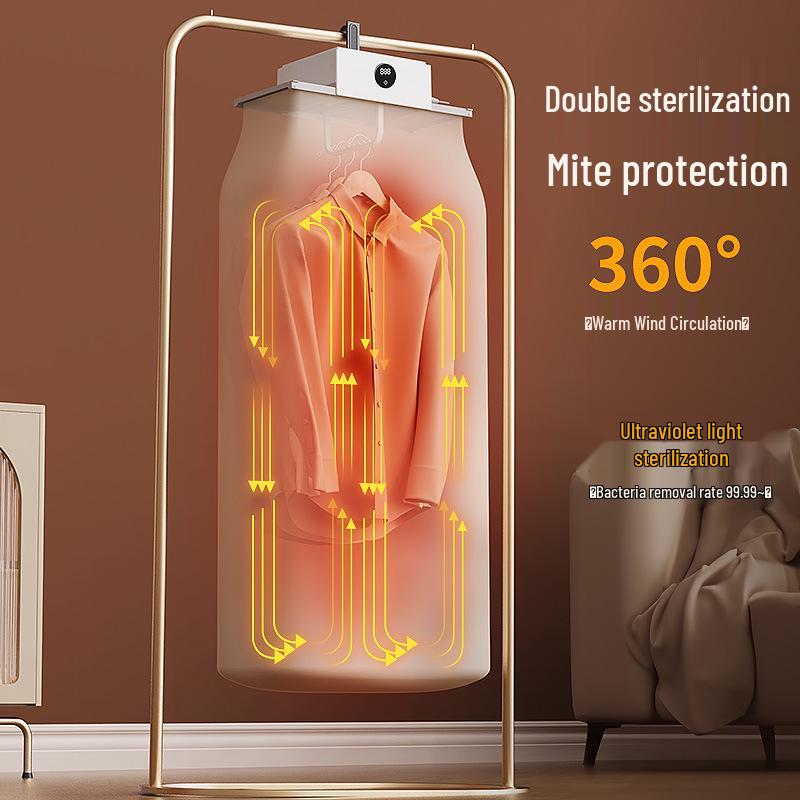 Smart Foldable Clothes Dryer: Quick-Drying, Convenient, Sterilizes Baby Clothes, Perfect for Dorms.