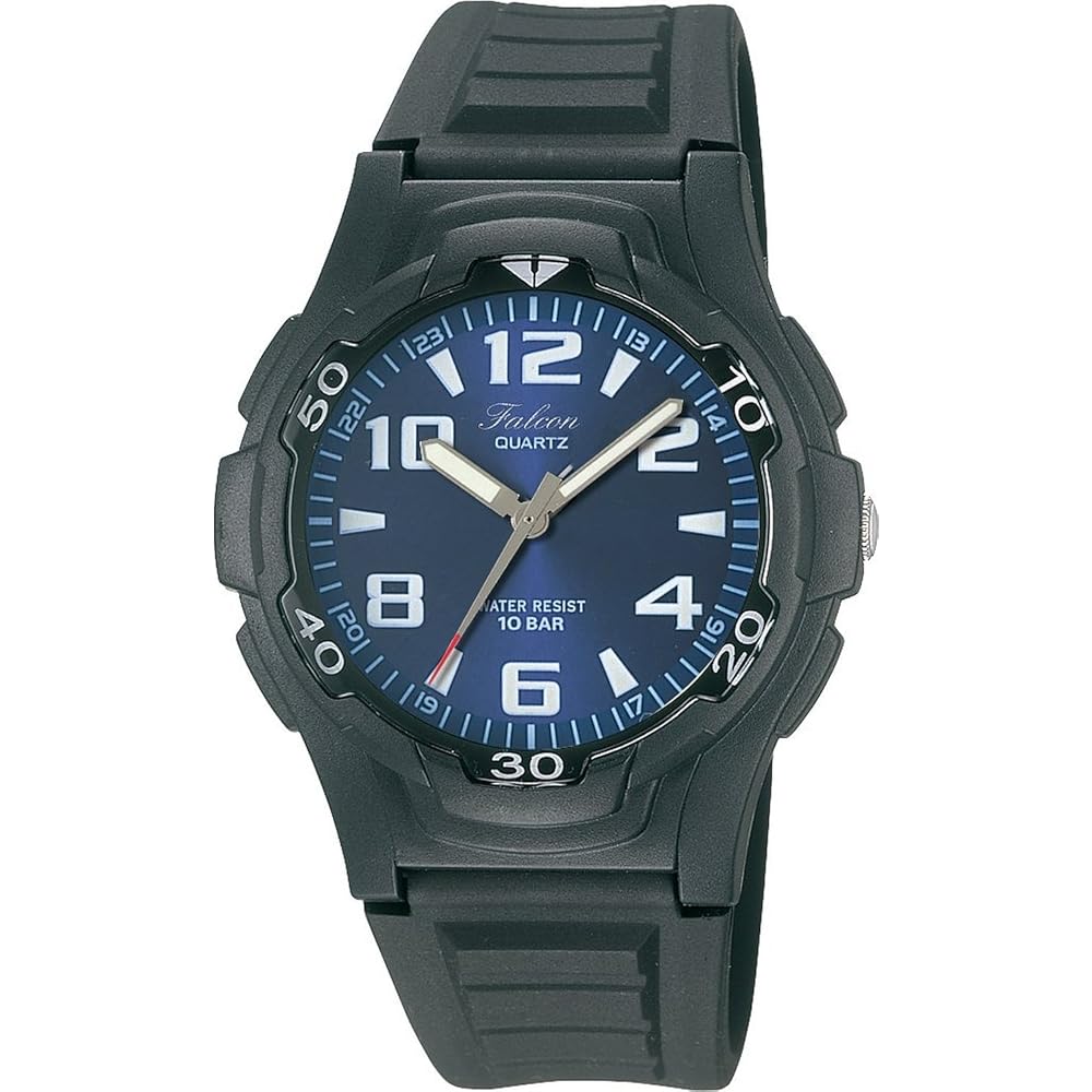 Citizen Q&Q Analog Watch 10 ATM Water Resistant Rubber Strap Men s Blue