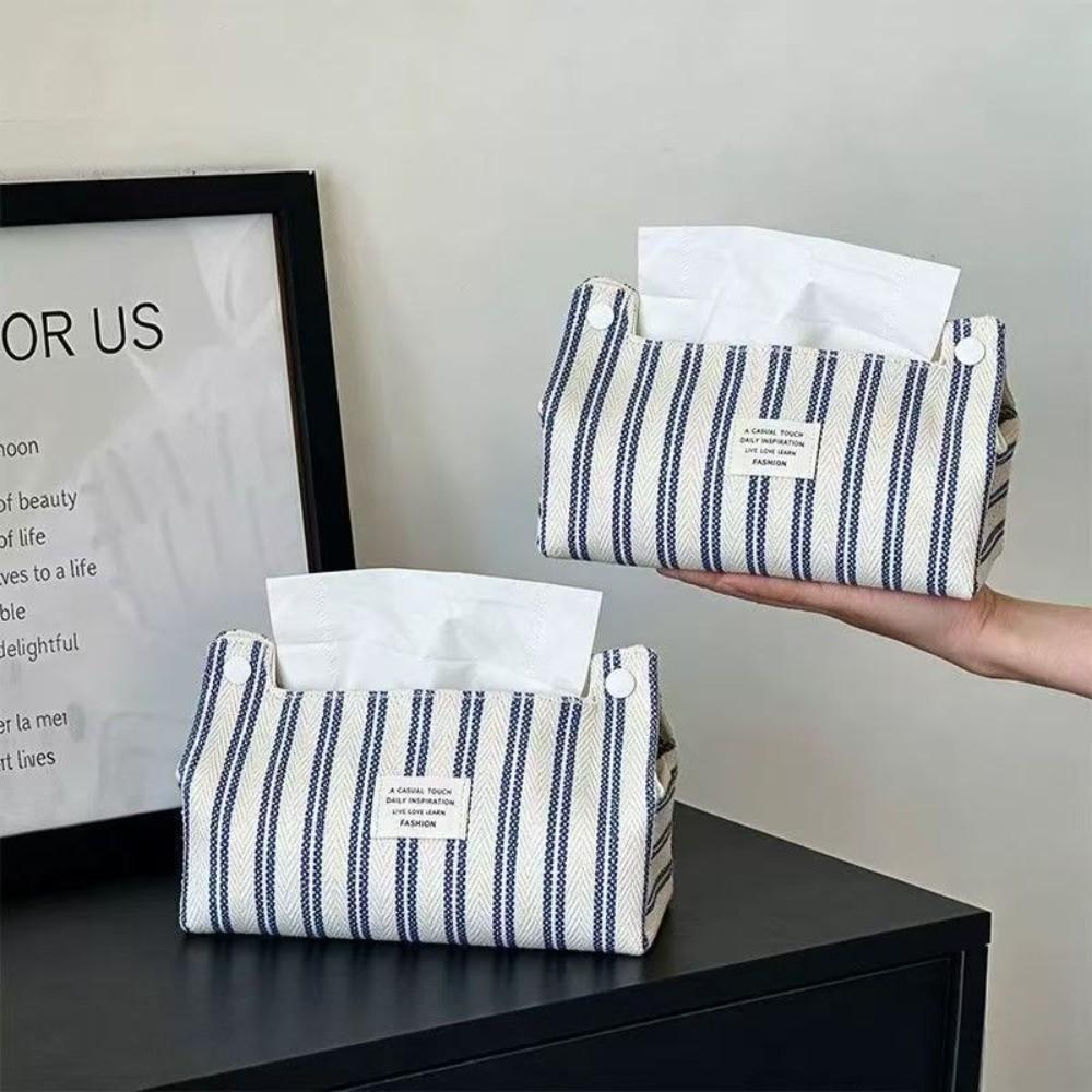 Fabric Tissue Box Easy Refill Facial Towel Bag Versatile Home Decor Facial Tissue Bag Living Room