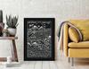 Picture poster In a frame 53x73 cm Hawaii P1086