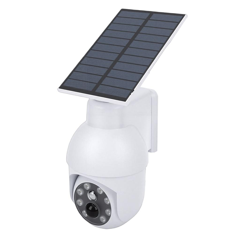 Solar Security Light 540LM Motion Sensor Outdoor IP64 Water Proof Simulation Camera LED Light for Yard