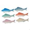 Fish Statue Wooden Figurine Crafts Beach Lover Tabletop Ornament for Restaurant Living Room