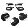 Side Mirror Replace Covers 51168746847, 51168746848 Black ABS Material Non Interference Folding Function