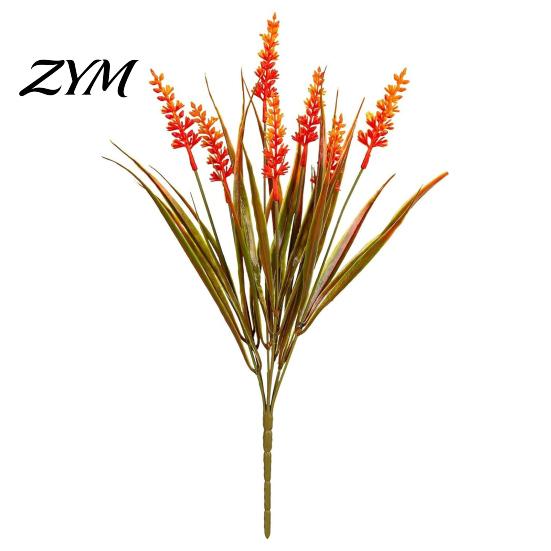 Easy Care Fake Plants Fall Artificial Flower with Eucalyptus Leaf, Lifelike Faux Plants, Decorative UV Resistant for Autumn Thanksgiving Harvest