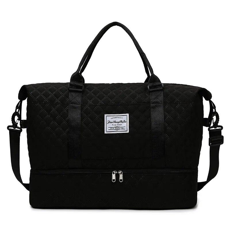 Women's Bag Large Capacity Dry and Wet Separation Individual Shoe Storage Women's Crossbody Bag Travel Bag Sports