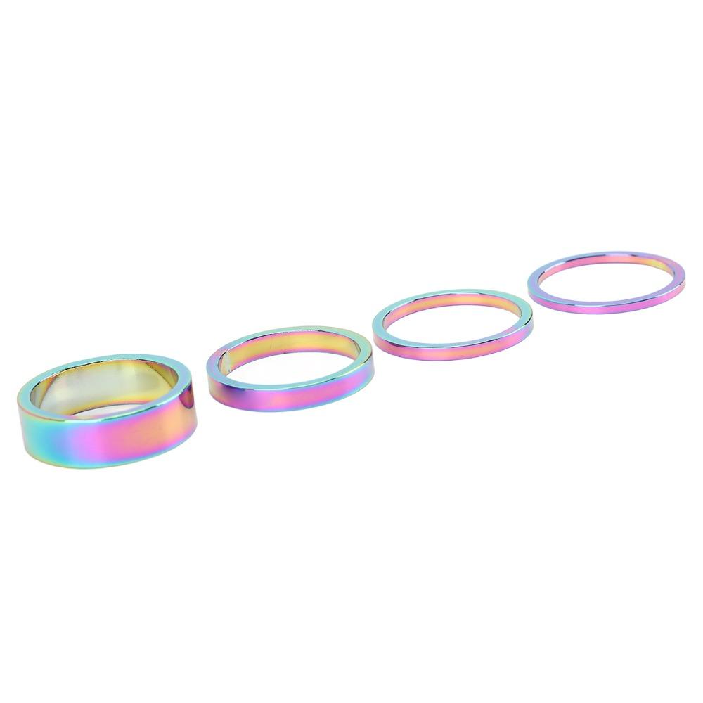 6PCS 2mm 3mm 5mm 10mm Bicycle Stem Spacers Bicycle Handlebar Stem Spacers  Bike Repair