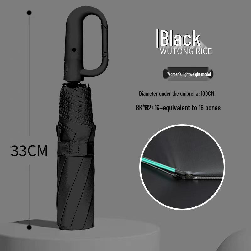 Loop Umbrella: Automatic Folding Large High-End Dual-Use Sun and Rain Umbrella for Men and Women
