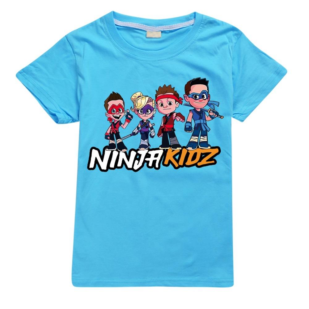 SPY NINJA Letní bavlněná trička Dívčí oblečení Dětský cosplay top Tričko s krátkým rukávem pro chlapce Tričko Kostýmy Kawaii Vánoční tričko