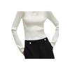 Karl Lagerfeld French Elegant Date Outfit Daily Office Commuting Light Luxury Solid Color Hollow Embroidery Pullover Sweater Women Sweater 241L2013