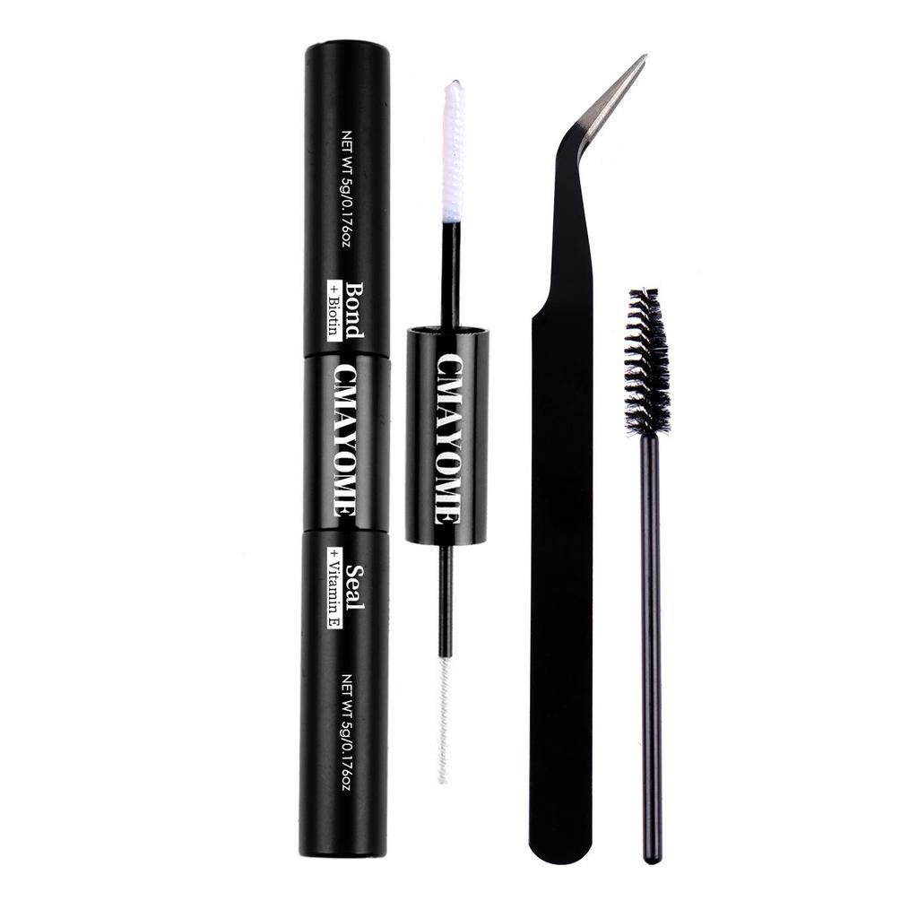 640 Cluster Einzelne Falsche Wimpern - DIY Segmente mit Buchkleber-Typ