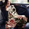 1pc Flamingo Printing Lightweight Flannel Blanket, Comfortable and Warm Blanket, for Camping Sofa Bed and Couch Office, Suitable for Gift Bla