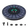 New Floating Solar Fountain Garden Waterfall Fountain Bird Bath Fountain With 360° Rotatable Nozzle Water Pump For Ponds Garden