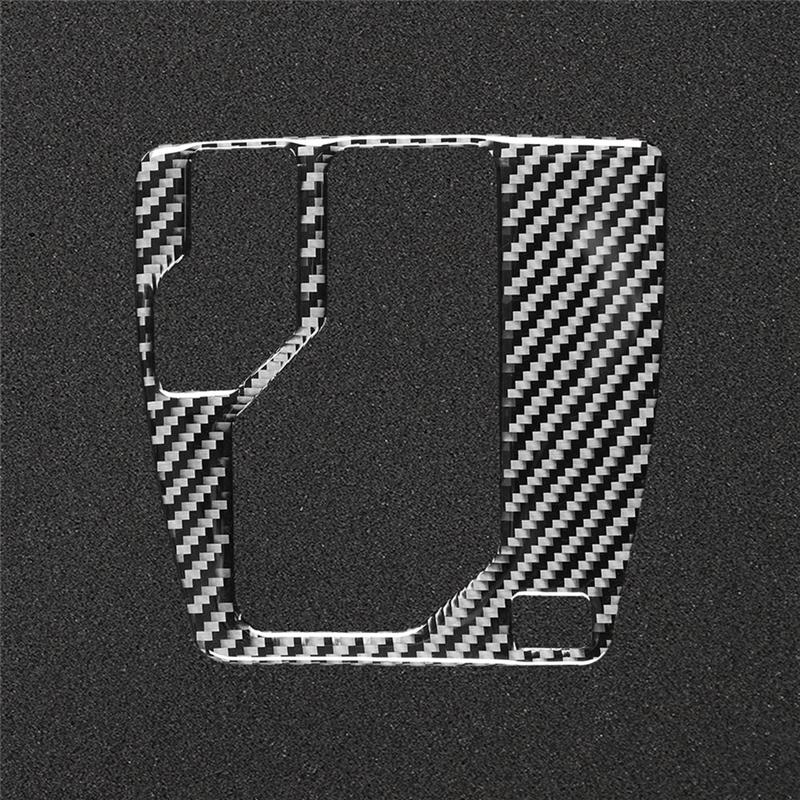 Car Gear Shift Panel Cover Trim Decorative Sticker Carbon Fiber For Volvo XC90 2003-2014 LHD