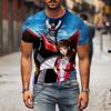 Summer New Mazinger Z Anime Robot 3D Print Men Woman Short Sleeve T-shirts Fashion Streetwear Harajuku Kids Tops Tees Clothing