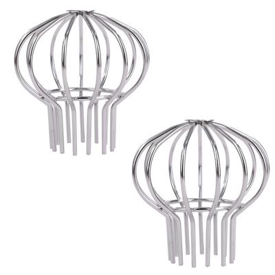 Hiro World Trade Drain Gutter Strainer Stainless Steel Net Drain Cover Drain Net Fallen Leaves Pieces for 75 (2 Caliber)
