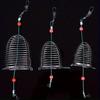 2pcs Stainless Steel Metal Trap Bait Trap Fishing Bait Feeder Fish Bait Cage Bait Cage