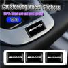 For Mercedes Benz AMG Smart Fortwo 451 450 453 EQ Forfour Coupe Cabrio 451 3D Epoxy Badge Emblem Car Steering Wheel Stickers wdsg80