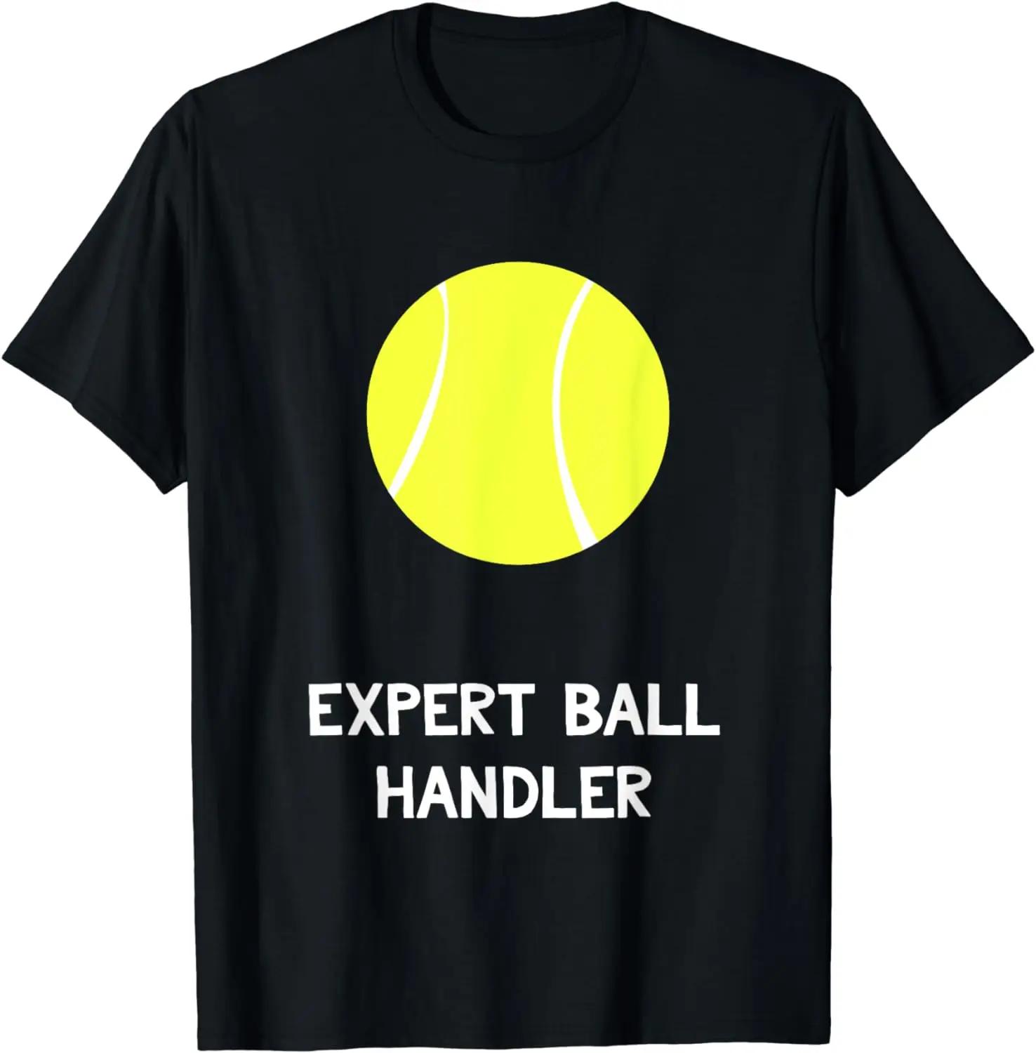 

Funny Tennis Shirt Expert Ball Handler Gay Pride Gag Gift T-shirts Men Clothing Tops Graphic T Shirts Ropa Hombre XXXXL