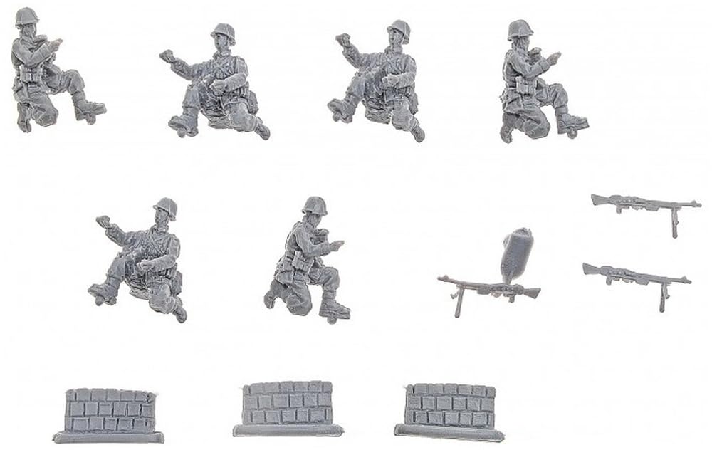 FTF 1/72 Polska Piechota (Zestaw 24-częściowy) Plastikowy Zestaw Modelarski PF72019