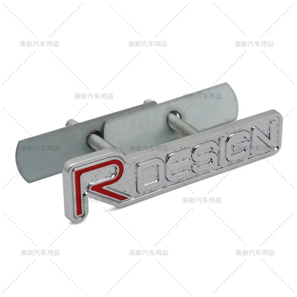 1Pc RDESIGN 3D Metal Front Hood Grill Badge Emblem Decals for XC40 XC60 XC90 V90 S90 S60 V60 V40 C70 Car Styling Accessories